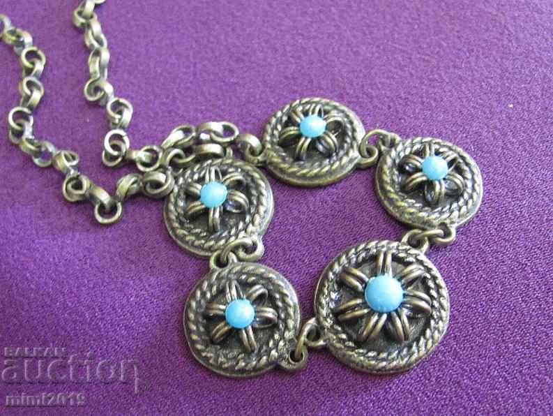 Auction Old Women's Necklace, Necklace folk art Auction Old Women's Necklace, Necklace folk art