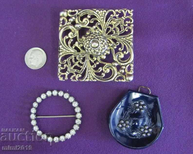 3 pcs. Old Qatari bronze and porcelain - 7 3 pcs. Old Qatari bronze and porcelain - 7