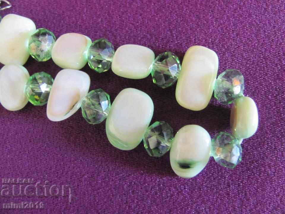 Auction 2 pcs. Women's Bracelets natural stones and polished crystal Auction 2 pcs. Women's Bracelets natural stones and polished crystal