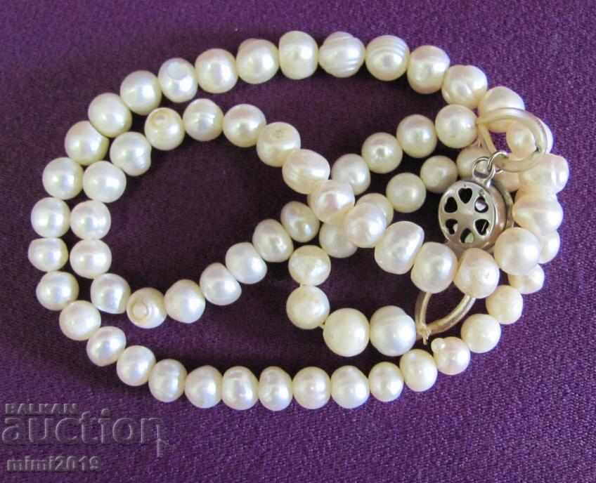 Women's Necklace, Necklace natural pearls