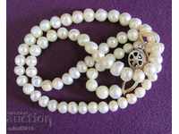 Women's Necklace, Necklace natural pearls