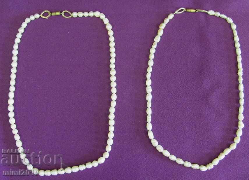 2 γυναικεία κολιέ, κολιέ φυσικά μαργαριτάρια με τιμή 50.00 BGN | € 25.56 2 γυναικεία κολιέ, κολιέ φυσικά μαργαριτάρια με τιμή 50.00 BGN | € 25.56