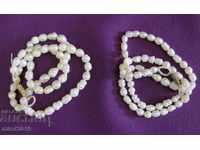 2 coliere pentru femei, coliere perle naturale