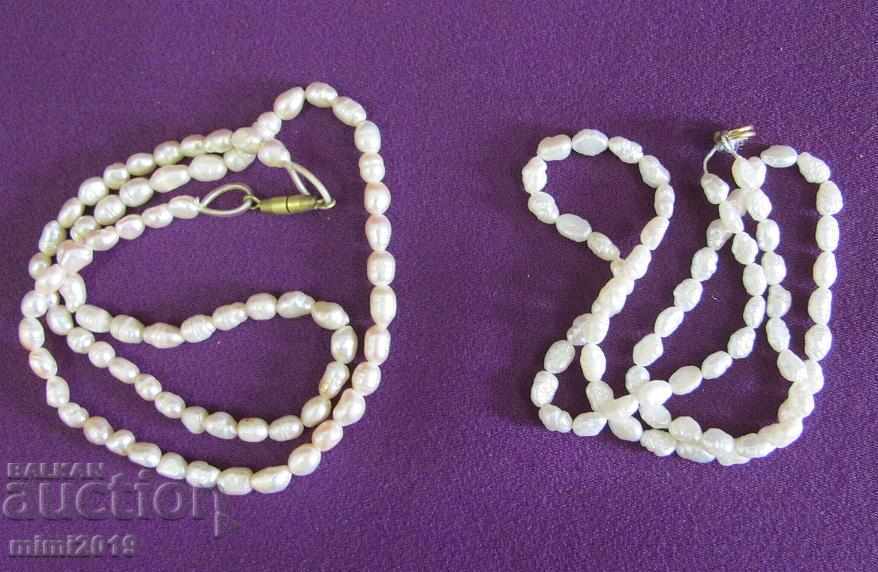 Delivery of 2 pcs. Necklaces and bracelet natural pearls Delivery of 2 pcs. Necklaces and bracelet natural pearls