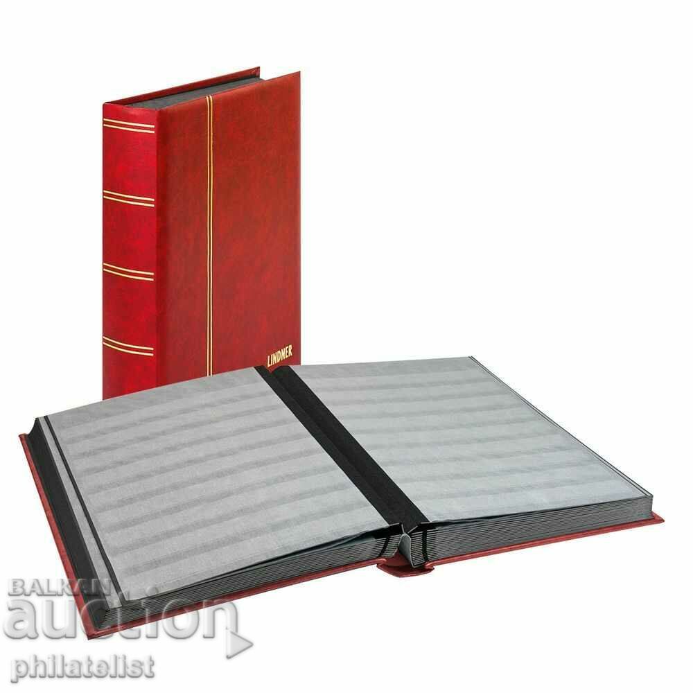 Lindner stamp file 30 black sheets / 60 pages. Lindner stamp file 30 black sheets / 60 pages.