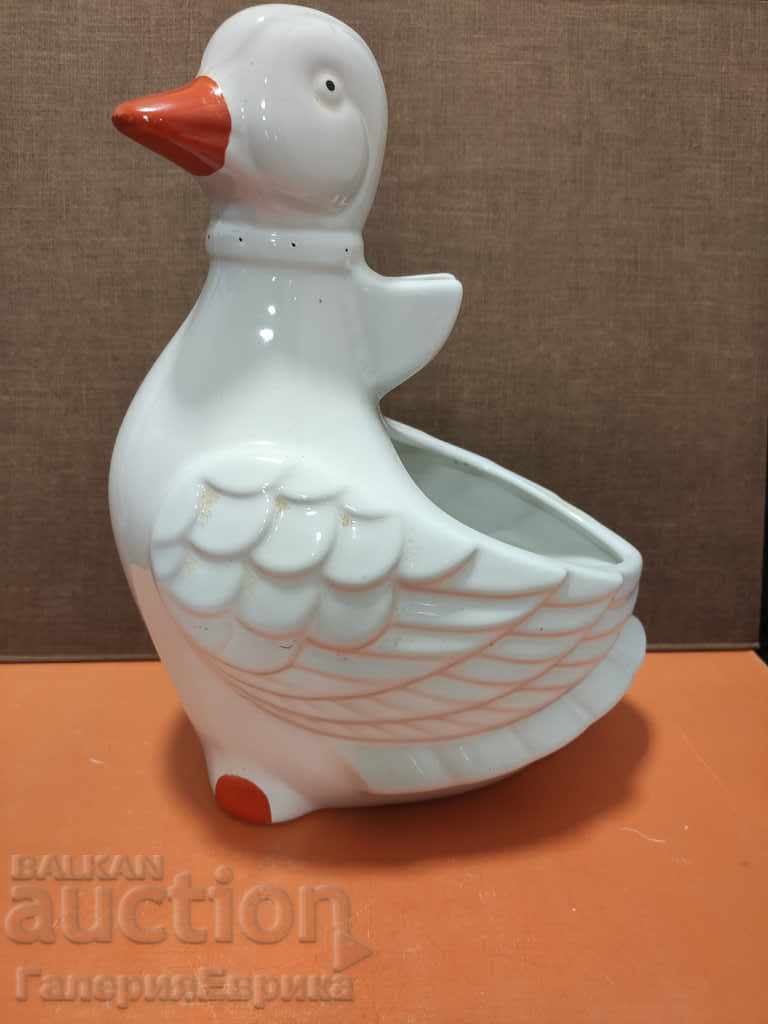 Porcelain vase fruit bowl print