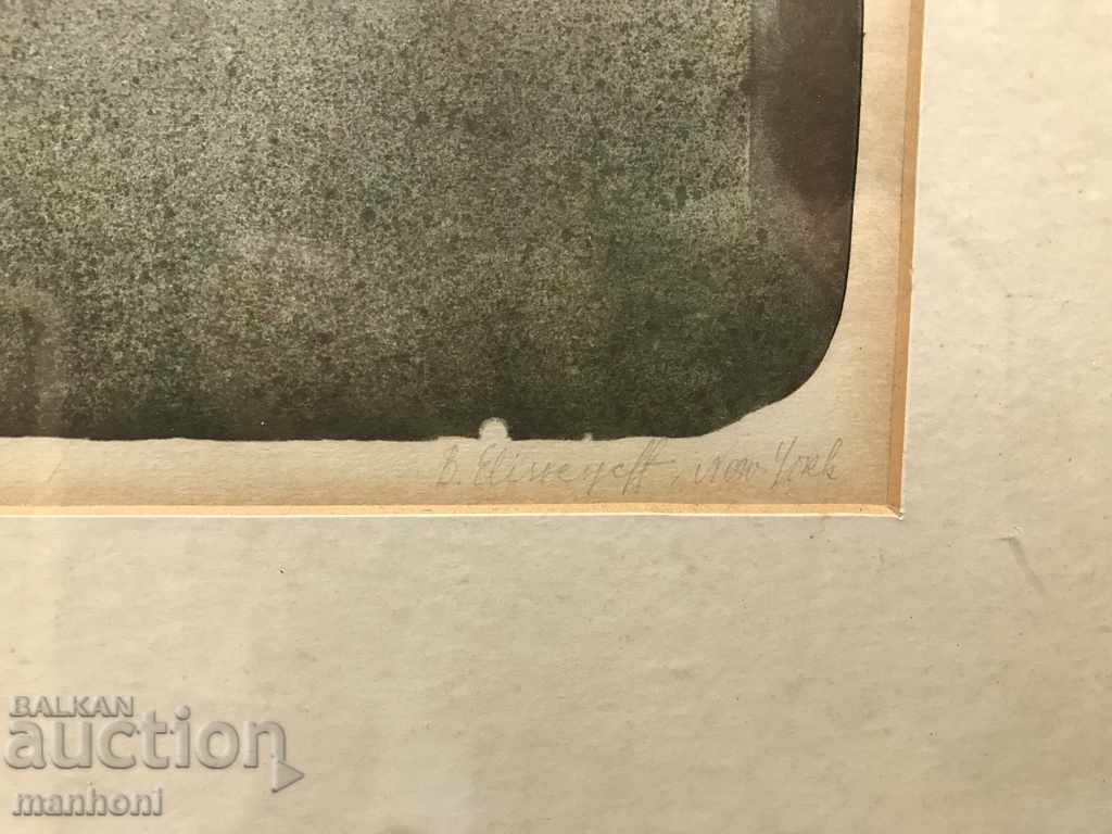 1485 Boris Eliseev lithograph New York Size 54/71 cm. with price 700.00 BGN | € 357.90 1485 Boris Eliseev lithograph New York Size 54/71 cm. with price 700.00 BGN | € 357.90