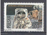 1989. Poland. 20th anniversary of the first landing on the moon.