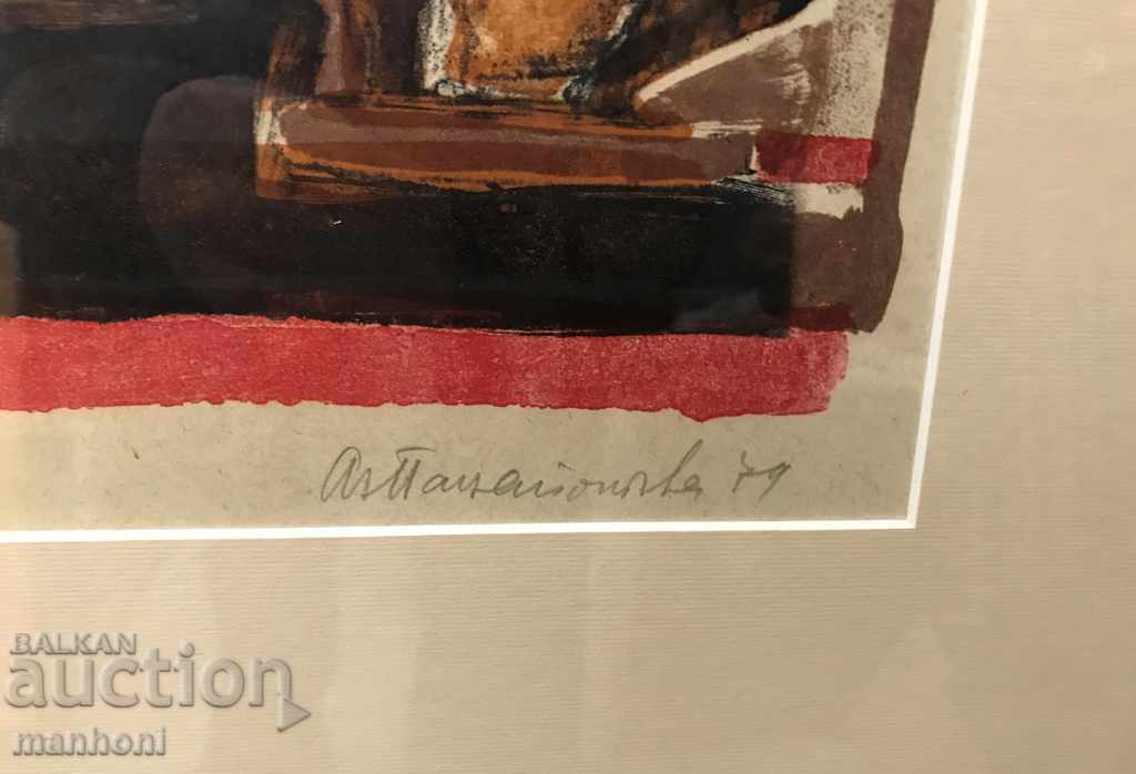 Auction 1487 Anastasia Panayotova still life lithograph 34/45 signature Auction 1487 Anastasia Panayotova still life lithograph 34/45 signature