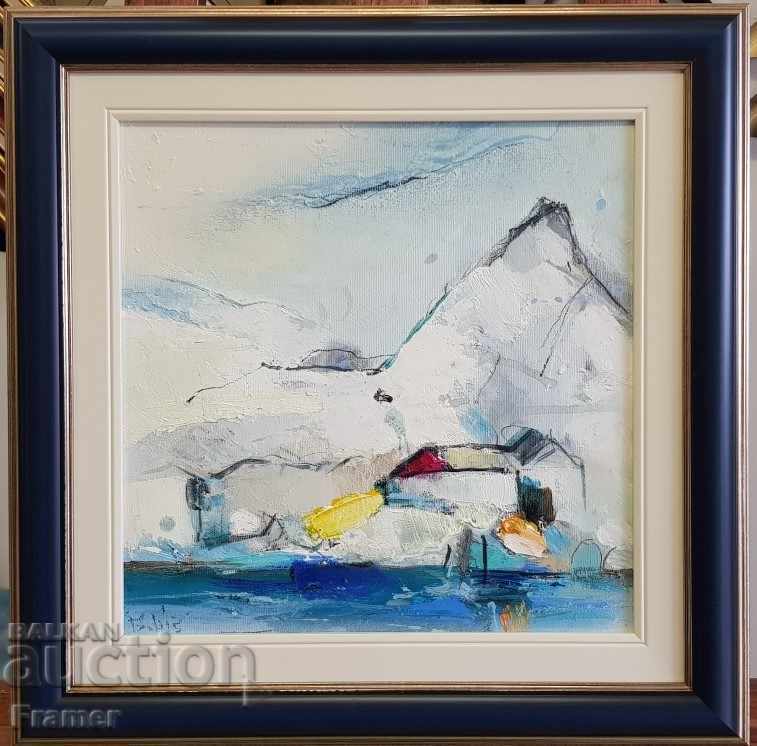 Painting Plamen Bonev Gibona Beach I oil paints 2015 with price 620.00 BGN | € 317.00 Painting Plamen Bonev Gibona Beach I oil paints 2015 with price 620.00 BGN | € 317.00