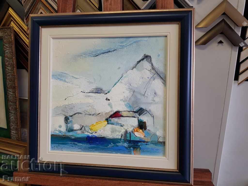 Auction Painting Plamen Bonev Gibona Beach I oil paints 2015 Auction Painting Plamen Bonev Gibona Beach I oil paints 2015