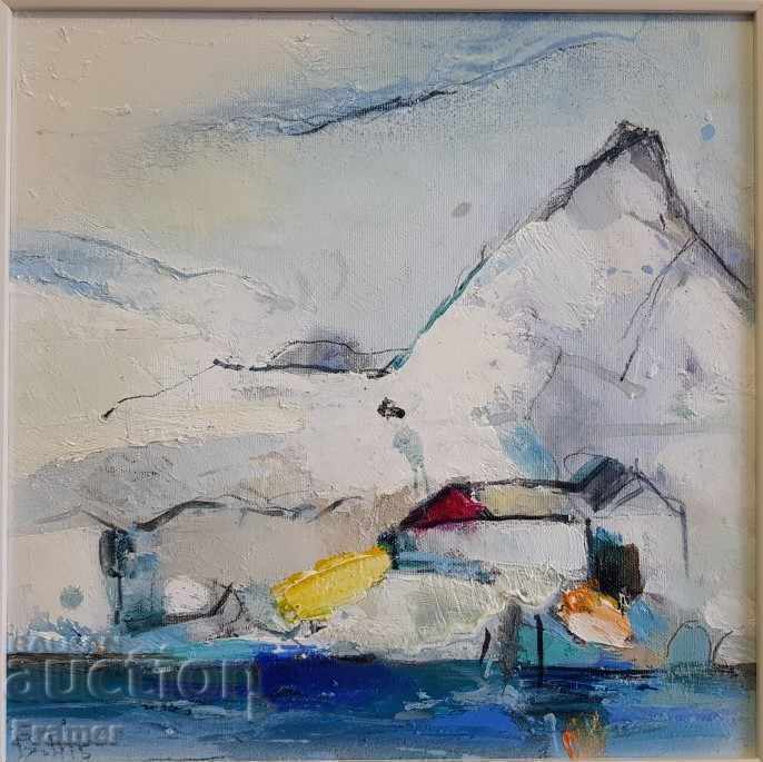 Painting Plamen Bonev Gibona Beach I oil paints 2015 - 5 Painting Plamen Bonev Gibona Beach I oil paints 2015 - 5