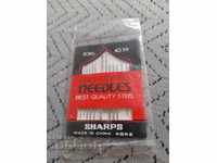 Old sewing needles Sharps