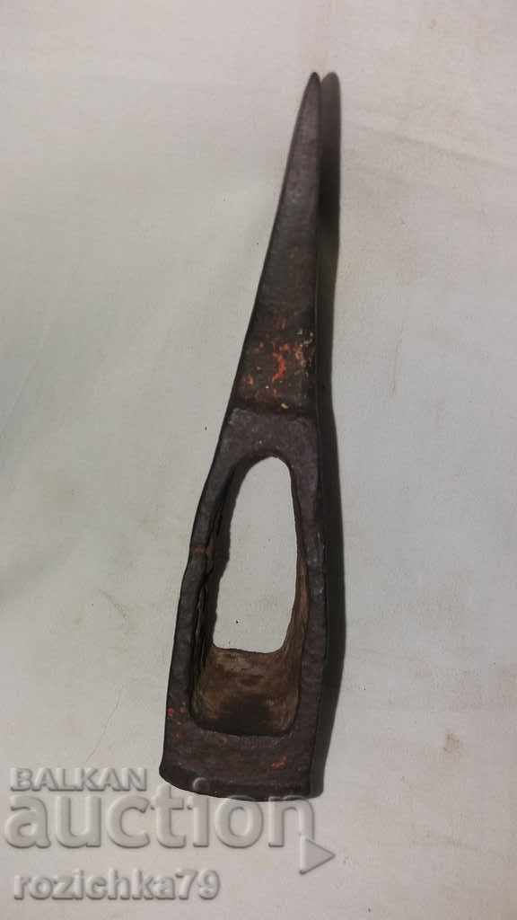 Auction Old forged ax tool Auction Old forged ax tool