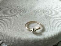Руски златен годежен пръстен, 583 Злато, щемпели