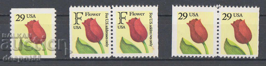 1991. USA. Flora. Different serration.