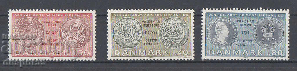 1980. Дания. Кралската датска колекция от монети.
