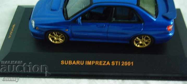 Παράδοση Μεταλλικό παιχνίδι καρότσι Subaru Subaru impreza 1:43