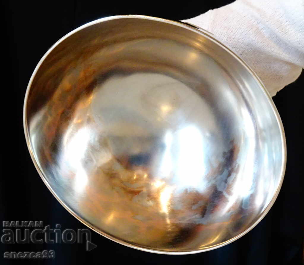 Silver-plated fruit bowl, Vera Lucino bowl. - 5 Silver-plated fruit bowl, Vera Lucino bowl. - 5