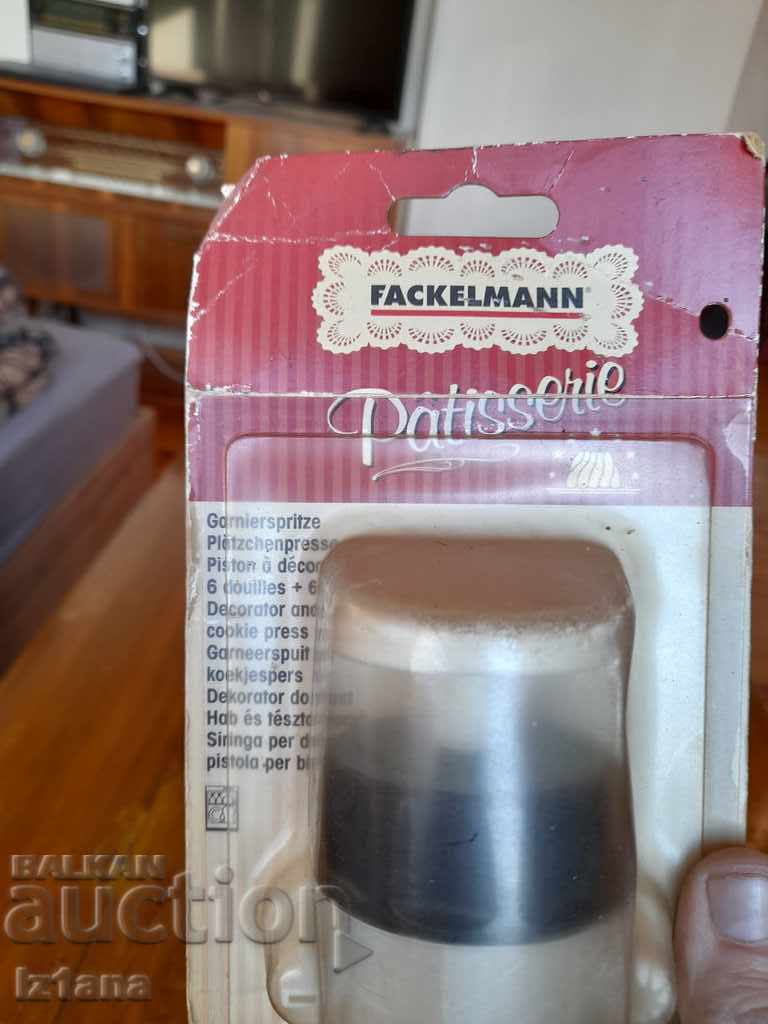 Delivery of Star syringe, cookie press Fackelmann Delivery of Star syringe, cookie press Fackelmann