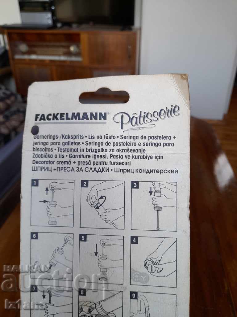 Star syringe, cookie press Fackelmann - 7 Star syringe, cookie press Fackelmann - 7