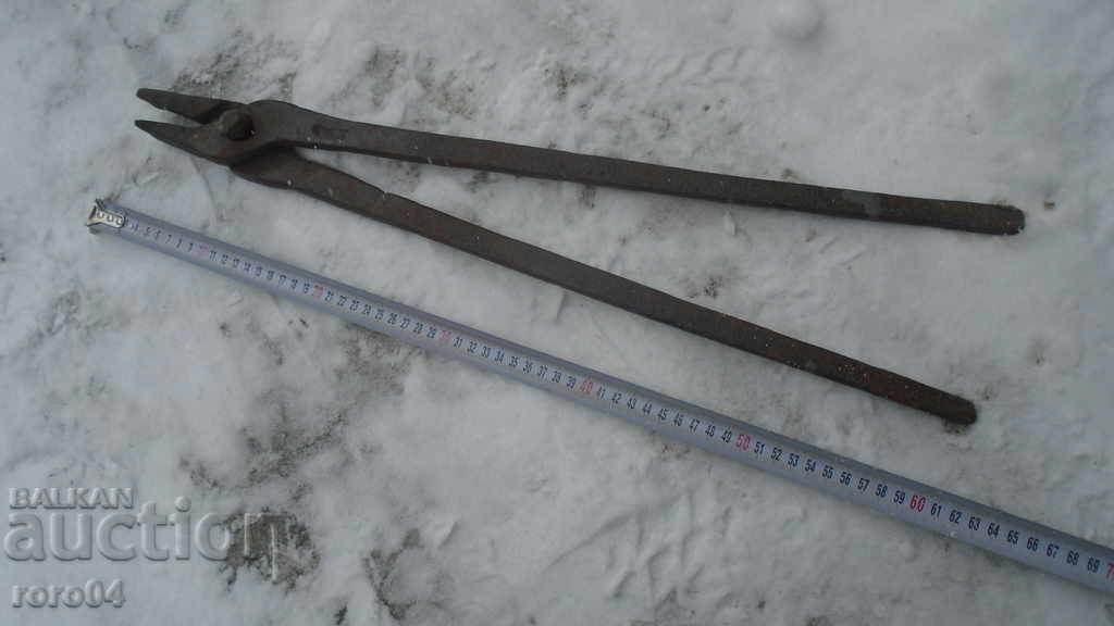 FORGER PLIERS - MARKED - HUGE - 7 FORGER PLIERS - MARKED - HUGE - 7