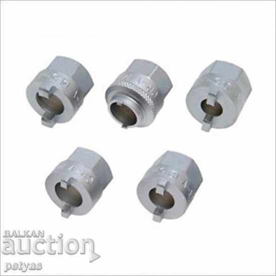 Вложки 5 бр к-т за демонтаж на Амортисьори-ROCKFORCE с цена 35.50 лв. | € 18.15 Вложки 5 бр к-т за демонтаж на Амортисьори-ROCKFORCE с цена 35.50 лв. | € 18.15