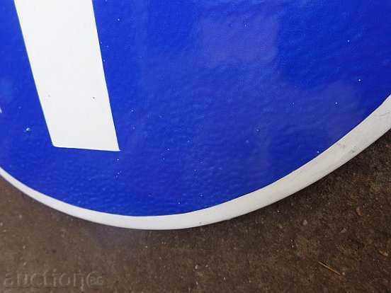 Enamelled road sign from the early 1960s - 7 Enamelled road sign from the early 1960s - 7