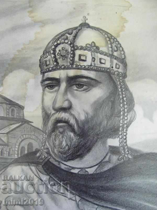 40s Old Original Lithograph Tsar Peter prof. P. Panayotov with price 950.00 BGN | € 485.73 40s Old Original Lithograph Tsar Peter prof. P. Panayotov with price 950.00 BGN | € 485.73