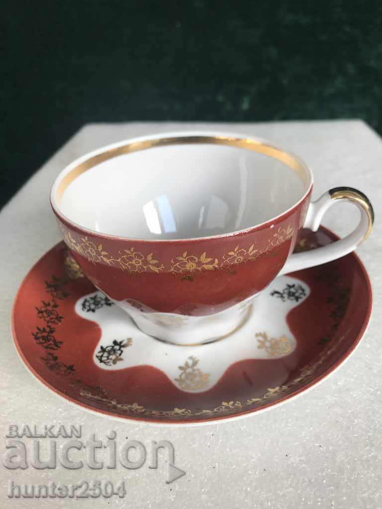 Φλιτζάνι καφέ, τσάι, εκλεκτή πορσελάνη της ΕΣΣΔ