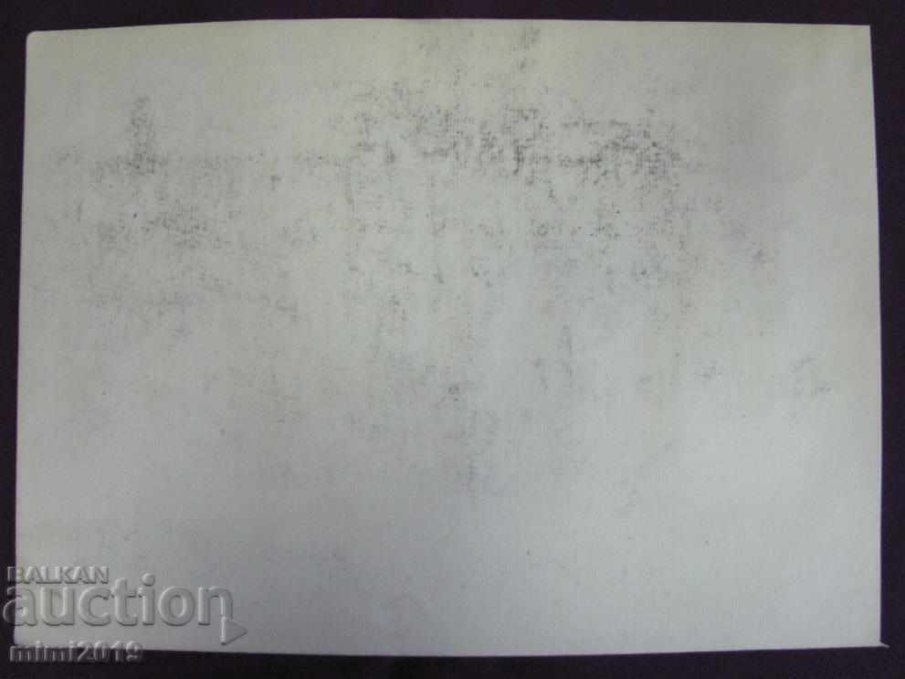 60s Old Drawing N. Kostov Pencil and Ink signed 20x28 cm. - 7 60s Old Drawing N. Kostov Pencil and Ink signed 20x28 cm. - 7