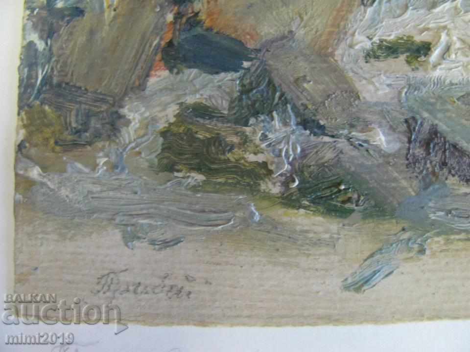 80 Ελαιογραφία σε χαρτόνι Ν. Κοστόφ - 5 80 Ελαιογραφία σε χαρτόνι Ν. Κοστόφ - 5