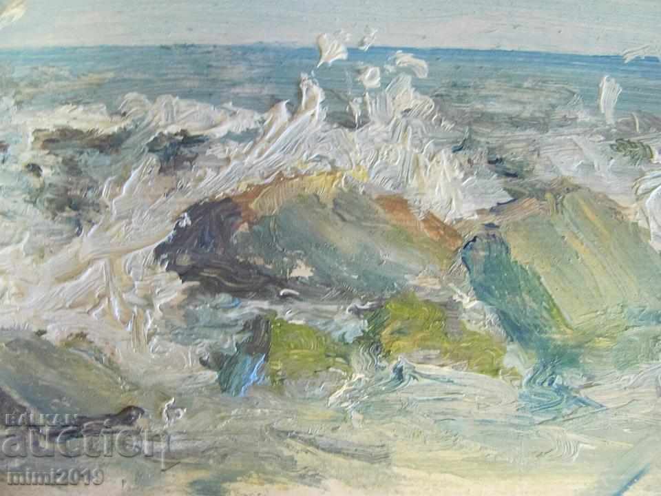 80 Ελαιογραφία σε χαρτόνι Ν. Κοστόφ - 6 80 Ελαιογραφία σε χαρτόνι Ν. Κοστόφ - 6