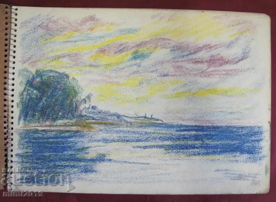 Auction 60s Sketch of the artist N. Kostov 16 pcs. Sketches signed Auction 60s Sketch of the artist N. Kostov 16 pcs. Sketches signed