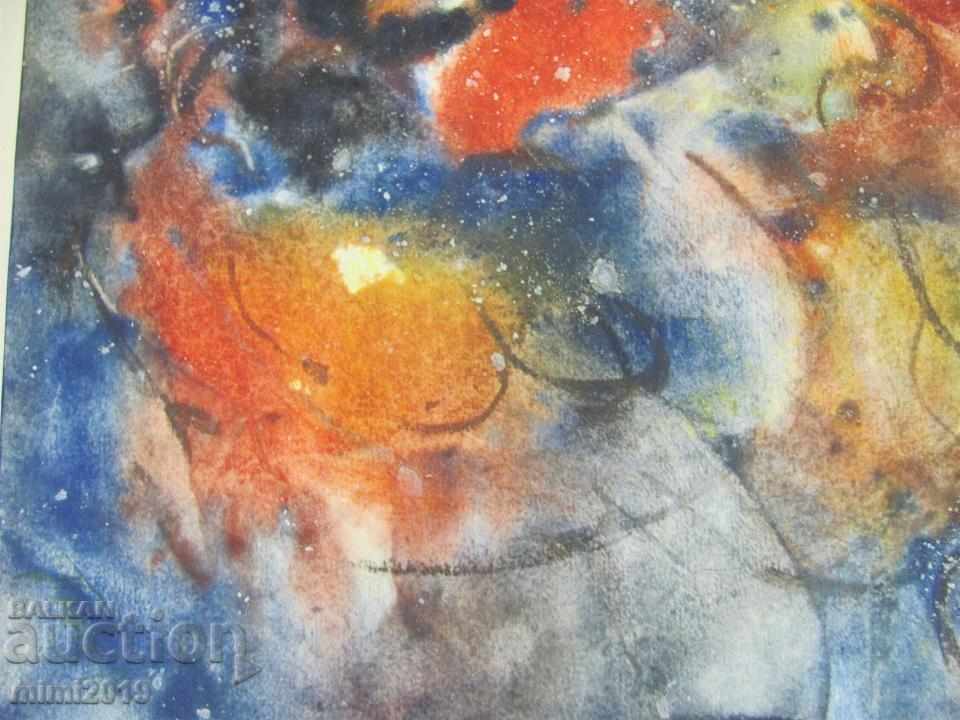 Large Watercolor Painting signed - 6 Large Watercolor Painting signed - 6