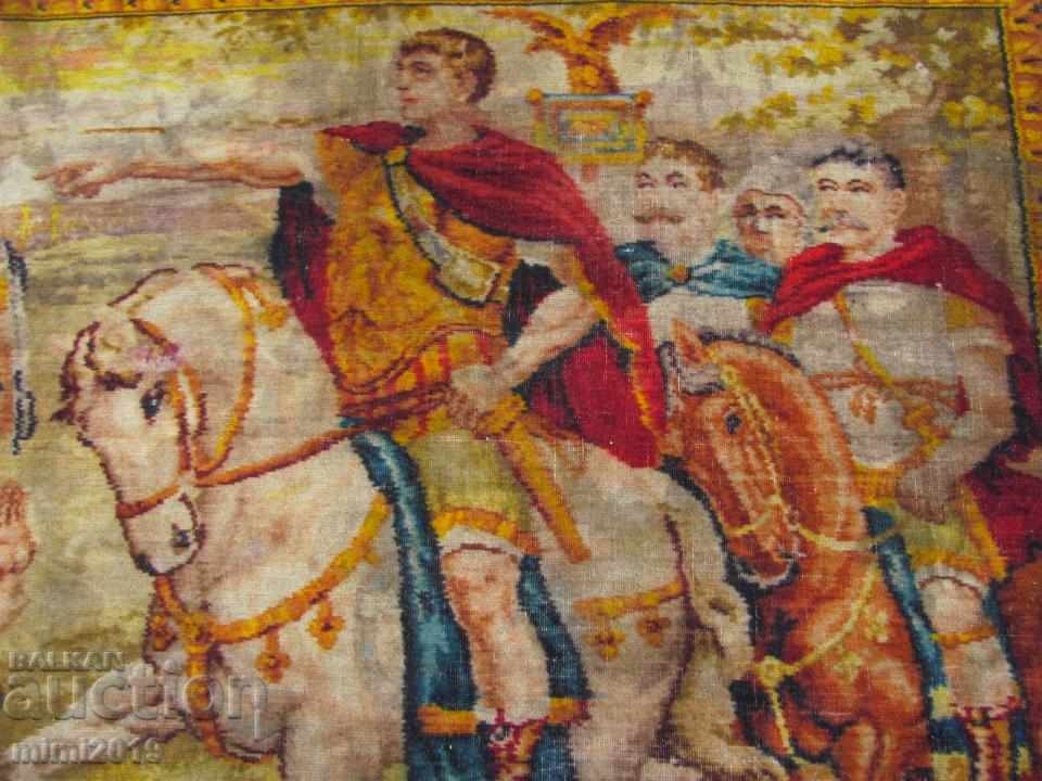 19th century Octavian August Wall Wool Carpet, Tapestry rare with price 2030.00 BGN | € 1037.92 19th century Octavian August Wall Wool Carpet, Tapestry rare with price 2030.00 BGN | € 1037.92