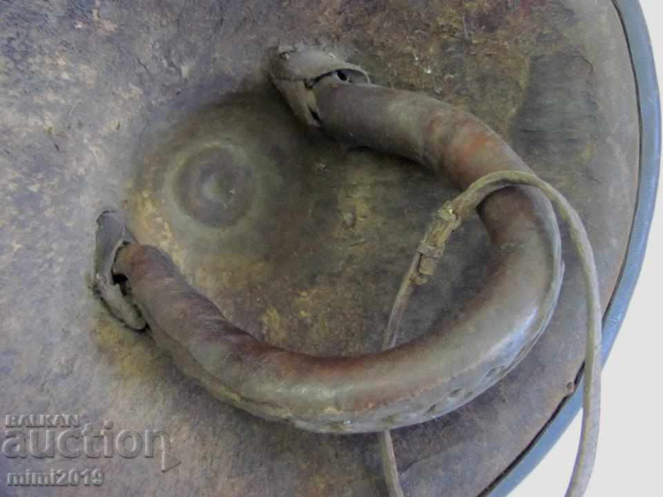 18th Century Ethiopian Leather Helmet - 6 18th Century Ethiopian Leather Helmet - 6