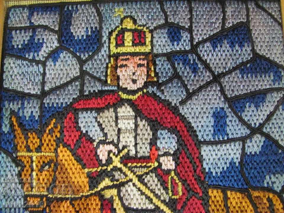 Доставка на Ранен 19 век Гоблен Коприна рядък Доставка на Ранен 19 век Гоблен Коприна рядък