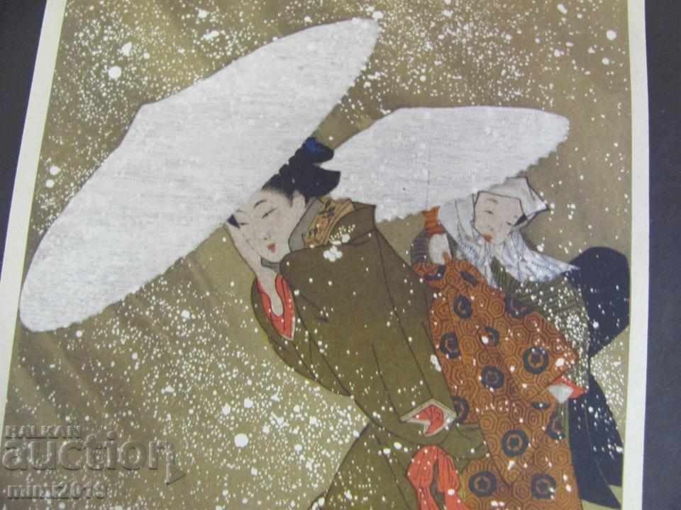 1900 Lithograph Fujimaro style Ukiyo-e - 6 1900 Lithograph Fujimaro style Ukiyo-e - 6