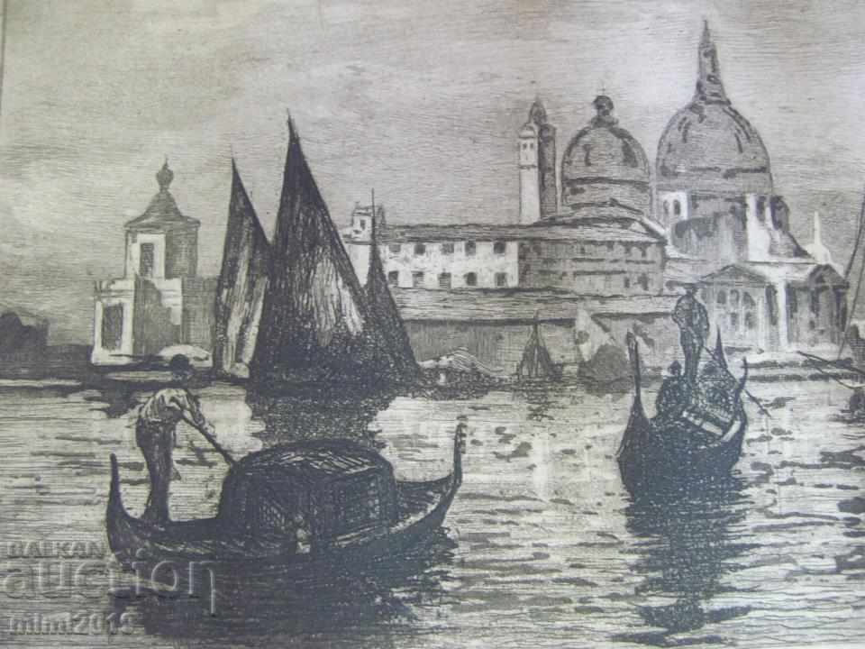 1700s Original Venice engraving signed rare - 5 1700s Original Venice engraving signed rare - 5