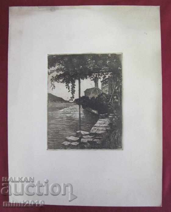 Delivery of 1700s Original Venice engraving rare Delivery of 1700s Original Venice engraving rare