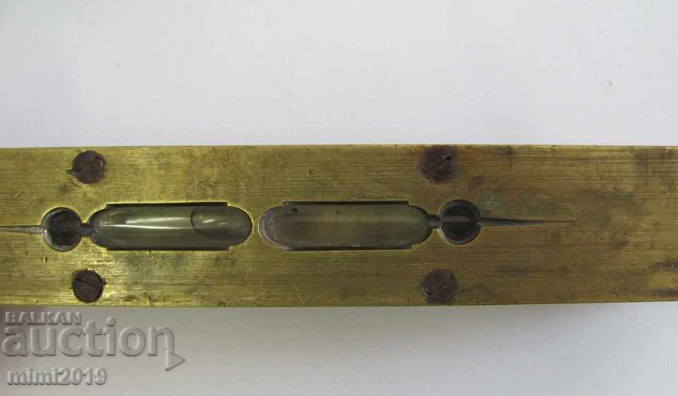 19th century Building level bronze and wood - 7 19th century Building level bronze and wood - 7