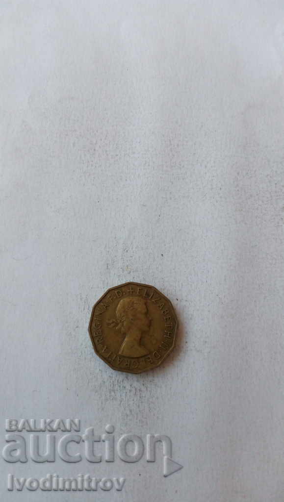 Μεγάλη Βρετανία 3 πένες 1954 με τιμή 1.65 BGN | € 0.84 Μεγάλη Βρετανία 3 πένες 1954 με τιμή 1.65 BGN | € 0.84