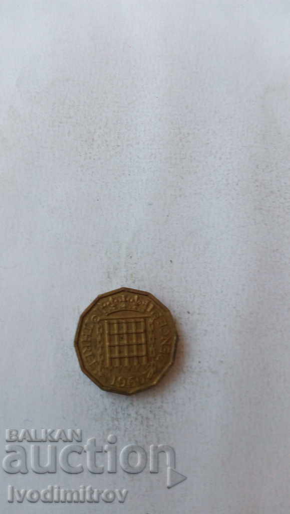 Marea Britanie 3 pence 1960