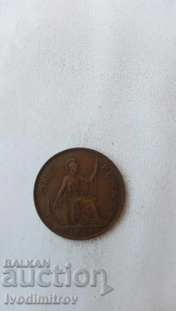 United Kingdom 1 penny 1938
