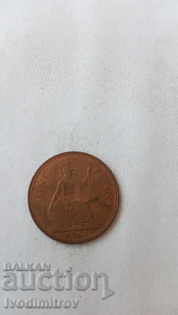 United Kingdom 1 penny 1961