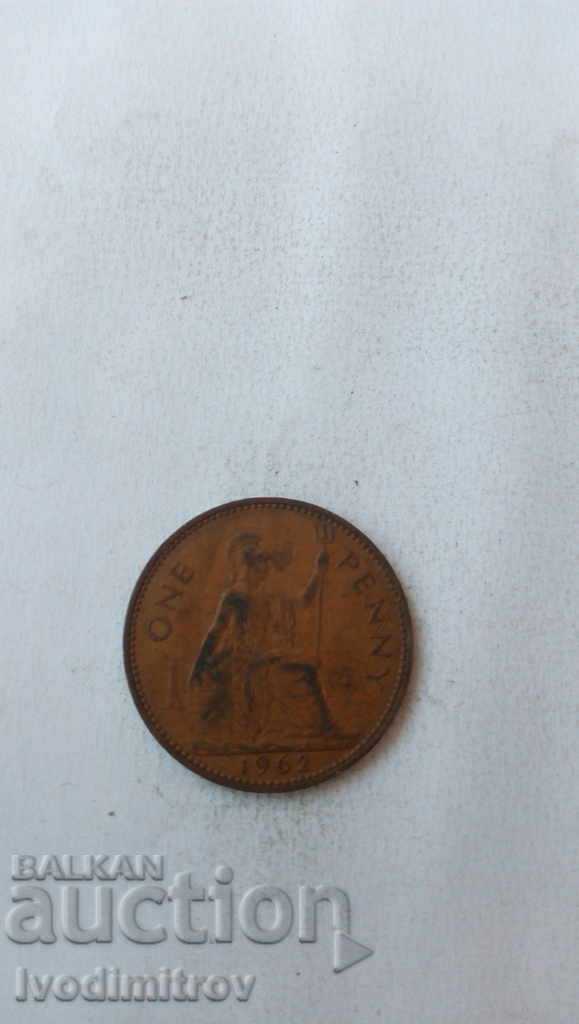 Marea Britanie 1 penny 1962