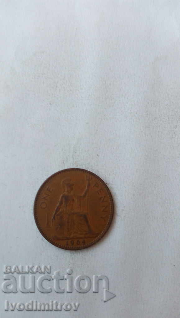 Marea Britanie 1 penny 1964