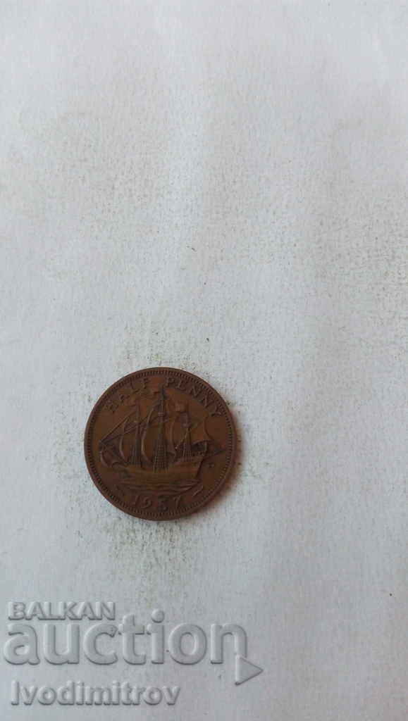Μεγάλη Βρετανία 1/2 Penny 1957