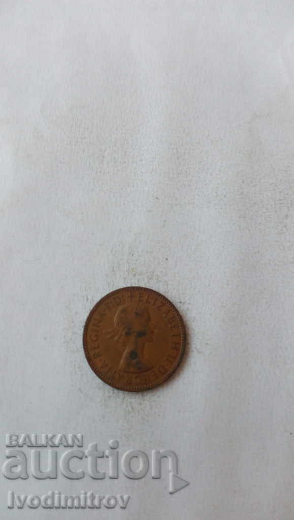 Great Britain 1/2 Penny 1964 with price 1.85 BGN | € 0.95 Great Britain 1/2 Penny 1964 with price 1.85 BGN | € 0.95